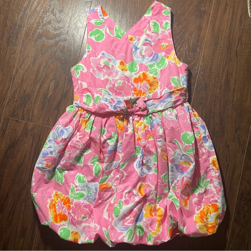 Vintage Rachel’s Kids Floral Bubble Dress